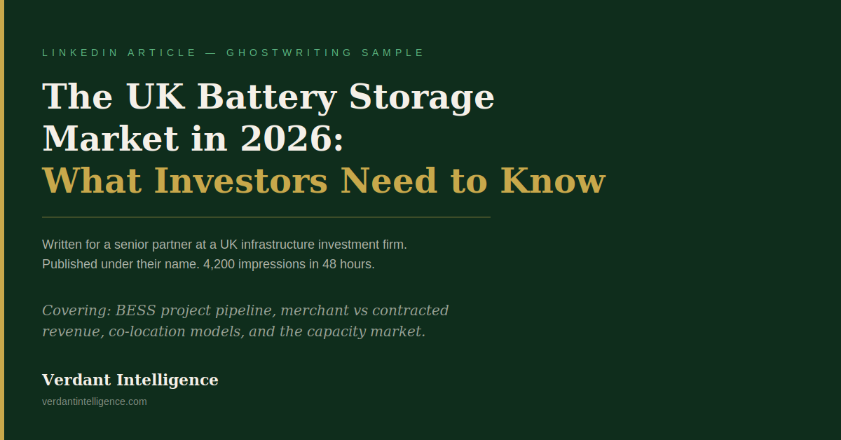 Battery storage article